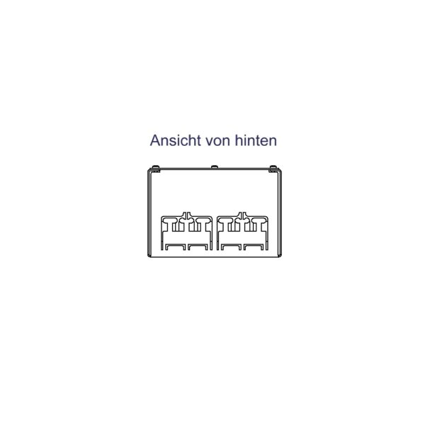 Produktbild MVT 150 120 SVZ  -  Aufputz Medienverteiler für 12 Keystone (19.4mm Ausschnitt)